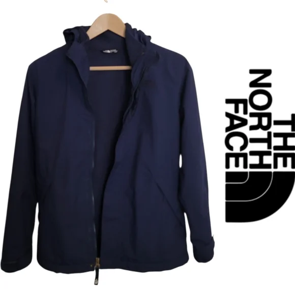 The North Face Girl's Jacket with Removeable Fleece in Navy Blue